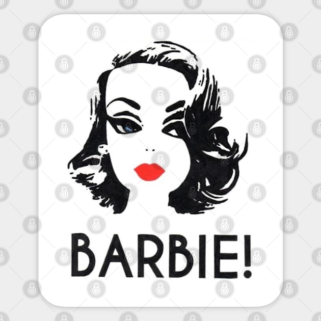 Retro Pop Art Doll 1 Sticker by joeann3